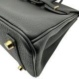エルメス HERMES バーキン25 K刻印 ブラック ゴールド金具 トゴ レディース ハンドバッグ