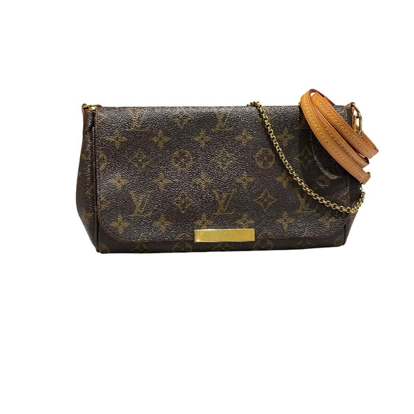 LV ヴィトン　フェイボリットMM M40718 ショルダー　チェーン ルイ・ヴィトン LOUIS VUITTON フェイボリットMM M40718 ブラウン PVC