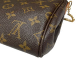 ルイ・ヴィトン LOUIS VUITTON フェイボリットMM M40718 ブラウン PVC レディース ショルダーバッグ