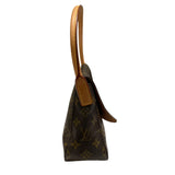 ルイ・ヴィトン LOUIS VUITTON ミニルーピング M51147 ブラウン PVC レディース ハンドバッグ
