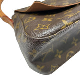 ルイ・ヴィトン LOUIS VUITTON ミニルーピング M51147 ブラウン PVC レディース ハンドバッグ