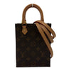 ルイ・ヴィトン LOUIS VUITTON プティット・サックプラ M69442 ブラウン モノグラム/レザー レディース トートバッグ
