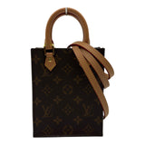 ルイ・ヴィトン LOUIS VUITTON プティット・サックプラ M69442 ブラウン モノグラム/レザー レディース トートバッグ