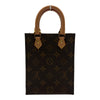 ルイ・ヴィトン LOUIS VUITTON プティット・サックプラ M69442 ブラウン モノグラム/レザー レディース トートバッグ