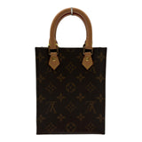 ルイ・ヴィトン LOUIS VUITTON プティット・サックプラ M69442 ブラウン モノグラム/レザー レディース トートバッグ
