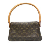 ルイ・ヴィトン LOUIS VUITTON ミニルーピング M51147 ブラウン モノグラム・キャンバス レディース ショルダーバッグ