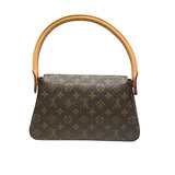 ルイ・ヴィトン LOUIS VUITTON ミニルーピング M51147 ブラウン モノグラム・キャンバス レディース ショルダーバッグ