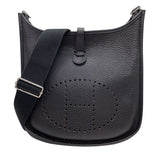 エルメス HERMES エヴリン3 PM □M刻 ブラック シルバー金具 トリヨンクレマンス レディース ショルダーバッグ
