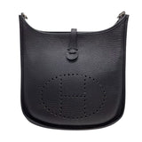エルメス HERMES エヴリン3 PM □M刻 ブラック シルバー金具 トリヨンクレマンス レディース ショルダーバッグ