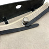 エルメス HERMES エールバッグPM □G刻印 ブラック シルバー金具 トワル レザー レディース ハンドバッグ ショルダーバッグ
