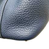 エルメス HERMES ピコタンロックPM W刻 ブルードプリュス ゴールド金具 トリヨン レディース ハンドバッグ