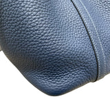 エルメス HERMES ピコタンロックPM W刻 ブルードプリュス ゴールド金具 トリヨン レディース ハンドバッグ