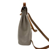 エルメス HERMES エールバッグアドPM □C刻 ベージュ/ナチュラル トワル/レザー レディース リュック・デイパック