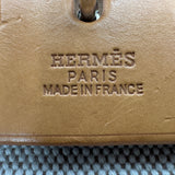 エルメス HERMES エールバッグアドPM □C刻 ベージュ/ナチュラル トワル/レザー レディース リュック・デイパック