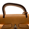 エルメス HERMES エールバッグアドPM □C刻 ベージュ/ナチュラル トワル/レザー レディース リュック・デイパック