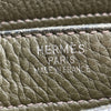 エルメス HERMES サックアデペッシュDPLG □F刻 カーキ シルバー金具 フィヨルド メンズ ショルダーバッグ