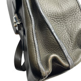 エルメス HERMES サックアデペッシュDPLG □F刻 カーキ シルバー金具 フィヨルド メンズ ショルダーバッグ