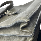 エルメス HERMES サックアデペッシュDPLG □F刻 カーキ シルバー金具 フィヨルド メンズ ショルダーバッグ