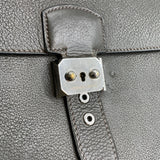 エルメス HERMES サックアデペッシュDPLG □F刻 カーキ シルバー金具 フィヨルド メンズ ショルダーバッグ