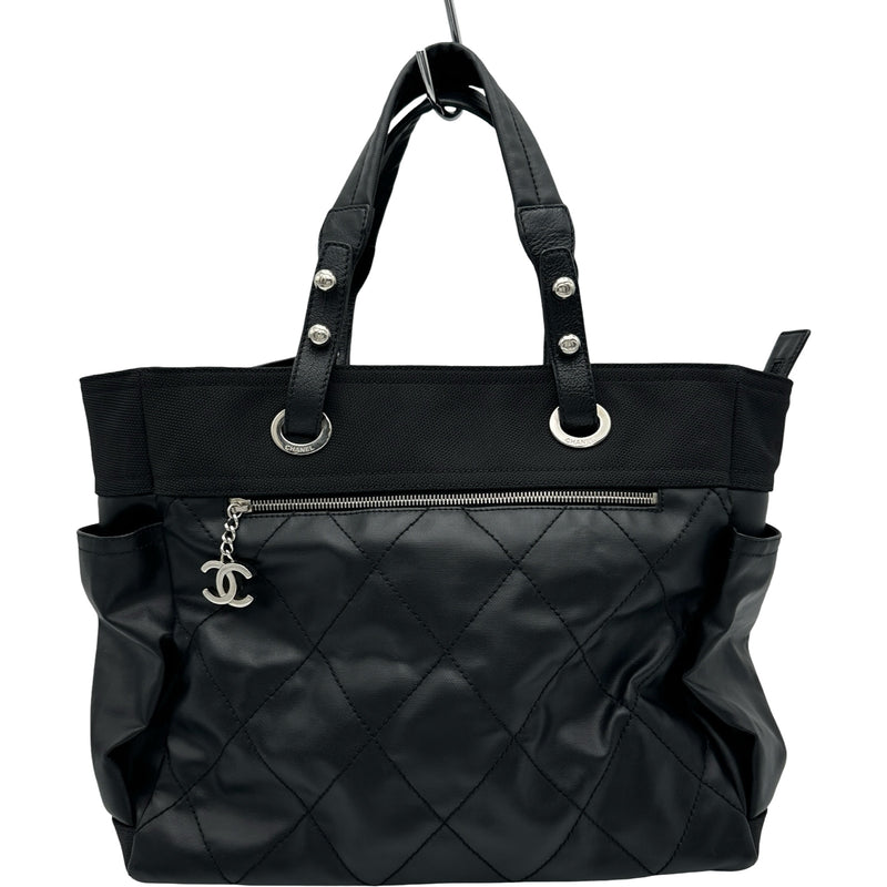 CHANEL トートバック シャネル CHANEL パリビアリッツトートGM A34210 11番台 ブラック