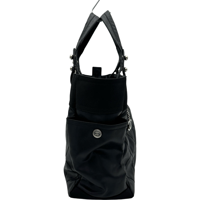 シャネル CHANEL パリビアリッツトートGM A34210 11番台 ブラック