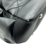 シャネル CHANEL パリビアリッツトートGM A34210 11番台 ブラック シルバー金具 コーティングキャンバス レディース トートバッグ