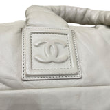 シャネル CHANEL ココクーントートGM A47107 12番台 ホワイト レザー レディース トートバッグ