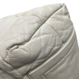 シャネル CHANEL ココクーントートGM A47107 12番台 ホワイト レザー レディース トートバッグ