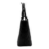 シャネル CHANEL カンボンライン トートラージ A25169 12番台 ブラック レザー レディース トートバッグ