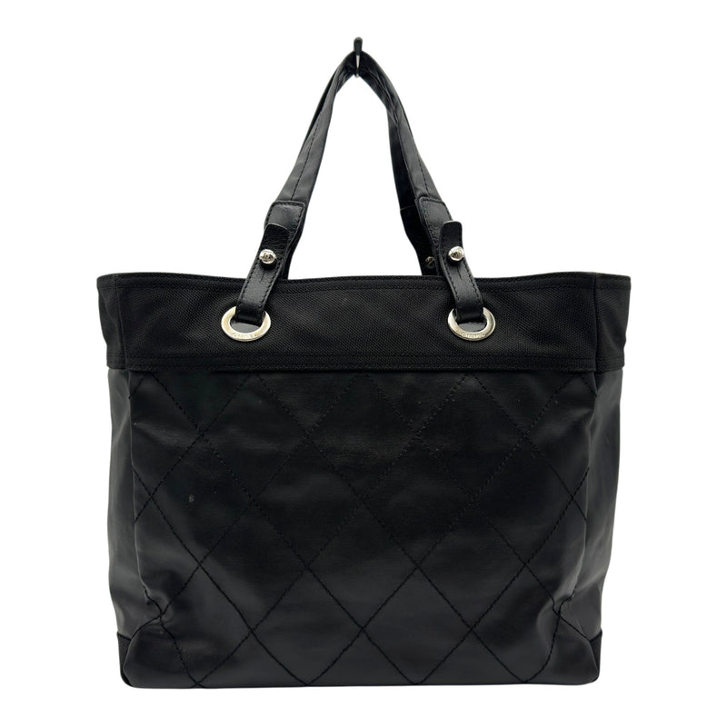 シャネル CHANEL パリビアリッツトートMM A34209 11番台 ブラック