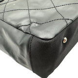 シャネル CHANEL パリビアリッツトートMM A34209 11番台 ブラック シルバー金具 コーティングキャンバス レディース トートバッグ