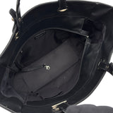 シャネル CHANEL パリビアリッツトートMM A34209 11番台 ブラック シルバー金具 コーティングキャンバス レディース トートバッグ