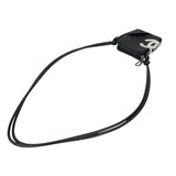 シャネル CHANEL ガンボンラインショルダーバッグ　ミニ A25177 ブラック/ホワイト/シルバー金具 レザー レディース ショルダーバッグ