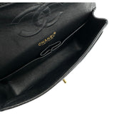シャネル CHANEL マトラッセ25 A01112 8番台 ブラック ゴールド金具 キャビアスキン レディース ショルダーバッグ
