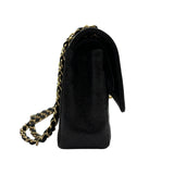 シャネル CHANEL マトラッセ25 A01112 8番台 ブラック ゴールド金具 キャビアスキン レディース ショルダーバッグ