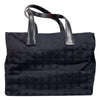 シャネル CHANEL ニュートラベルライントートMM A15991 ブラック ナイロンジャガード ユニセックス トートバッグ