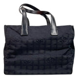 シャネル CHANEL ニュートラベルライントートMM A15991 ブラック ナイロンジャガード ユニセックス トートバッグ