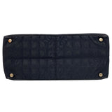 シャネル CHANEL ニュートラベルライントートMM A15991 ブラック ナイロンジャガード ユニセックス トートバッグ