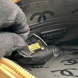 シャネル CHANEL カンボンショルダーバッグ A25175 ベージュ/ブラック ラムスキン レディース ショルダーバッグ