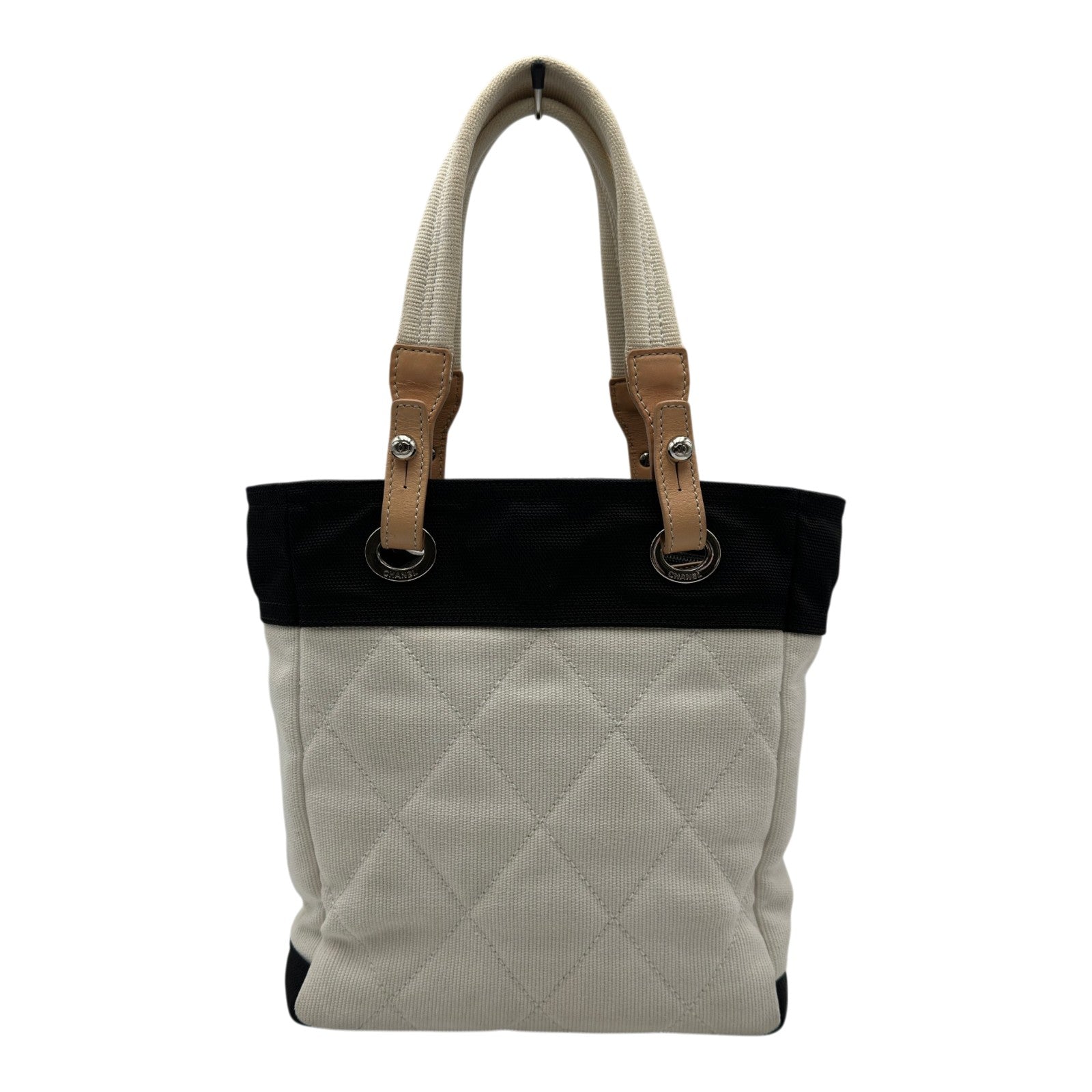 シャネル CHANEL パリビアリッツトートPM A34208 13番台 ホワイト