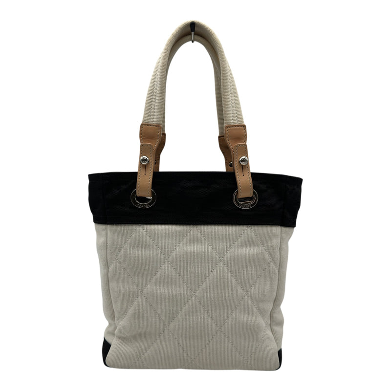 シャネル CHANEL パリビアリッツトートPM A34208 13番台 ホワイト