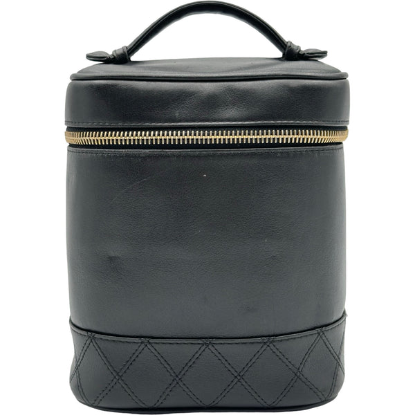 シャネル CHANEL ビコローレ バニティバッグ A01619 4番台 ブラック