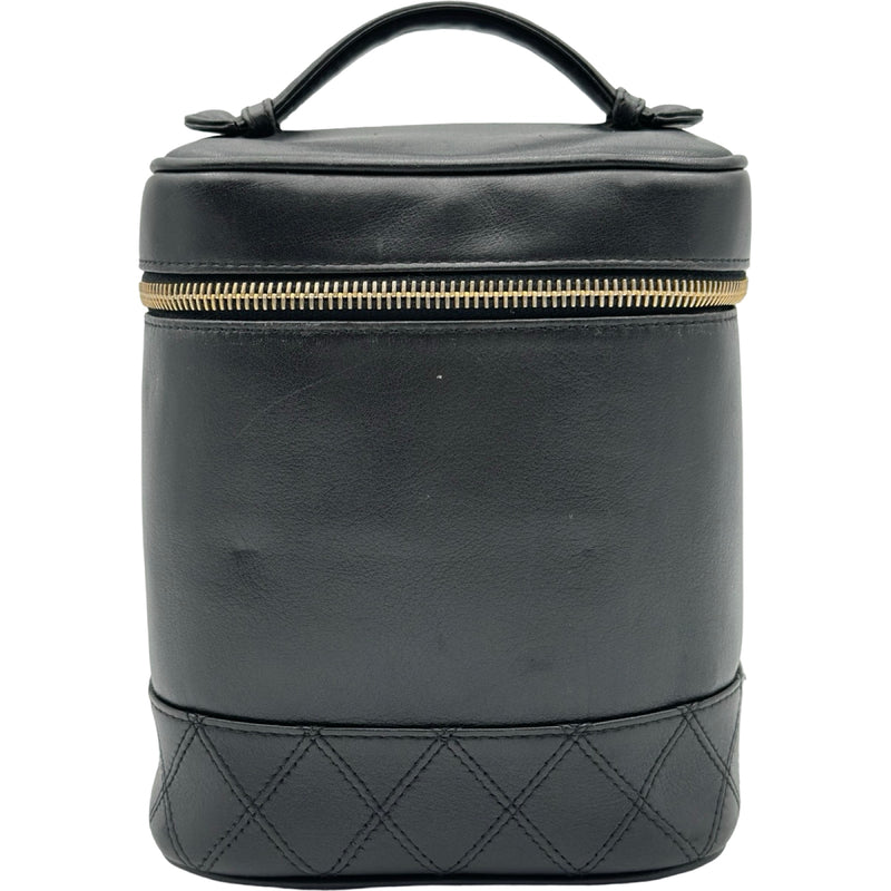 シャネル CHANEL ビコローレ バニティバッグ A01619 4番台 ブラック