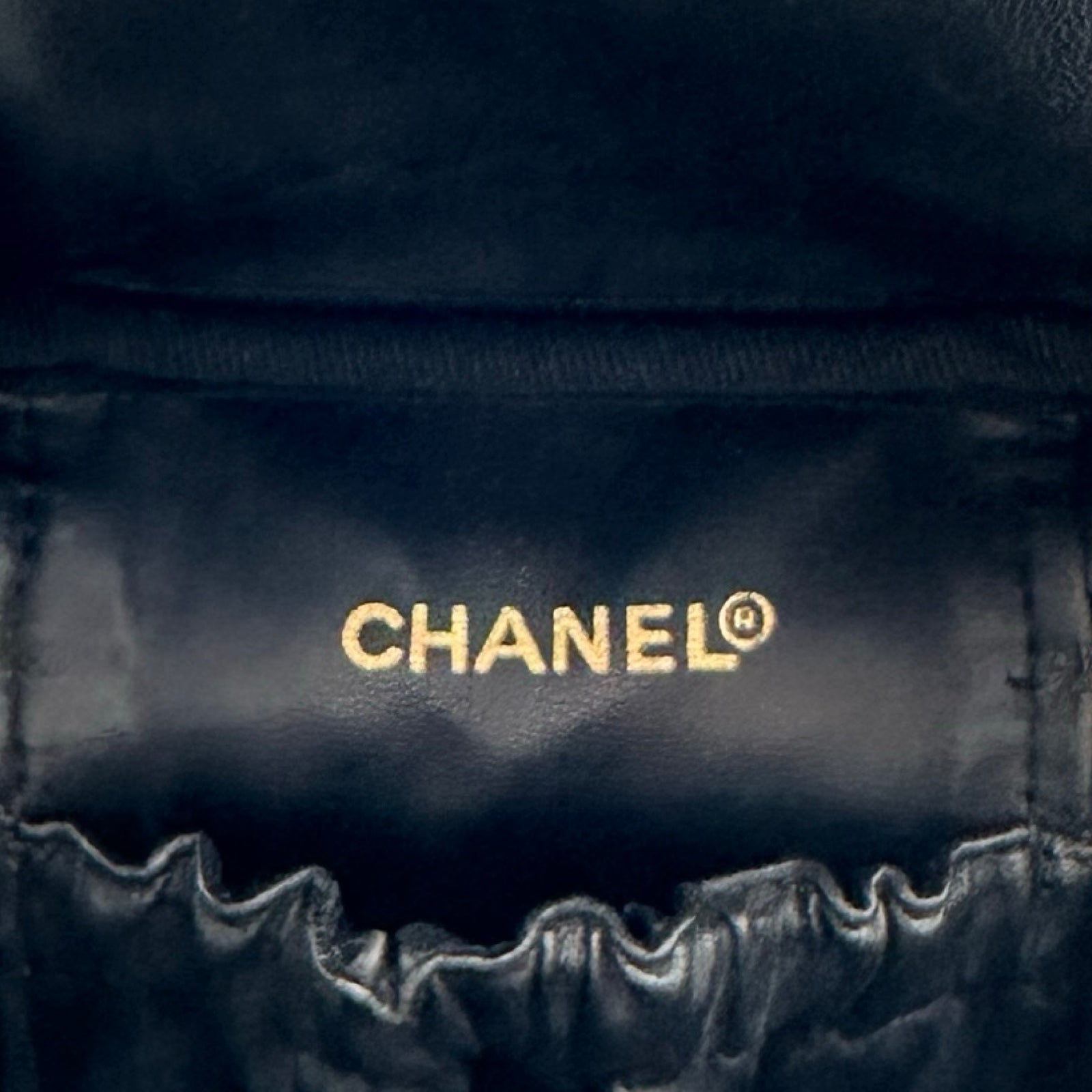 シャネル CHANEL ビコローレ バニティバッグ A01619 4番台 ブラック