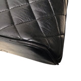 シャネル CHANEL マトラッセチェーントートバッグ 40番台 ブラック ゴールド金具 ラムスキン レディース トートバッグ