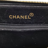 シャネル CHANEL マトラッセチェーントートバッグ 40番台 ブラック ゴールド金具 ラムスキン レディース トートバッグ
