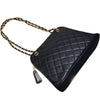 シャネル CHANEL マトラッセチェーントートバッグ 40番台 ブラック ゴールド金具 ラムスキン レディース トートバッグ