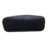 シャネル CHANEL マトラッセチェーントートバッグ 40番台 ブラック ゴールド金具 ラムスキン レディース トートバッグ