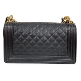 シャネル CHANEL ボーイシャネル25 A67086 ブラック/ゴールド金具 キャビアスキン レディース ショルダーバッグ