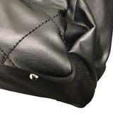 シャネル CHANEL パリビアリッツトートGM A34210 13番台 ブラック シルバー金具 コーティングキャンバス レディース トートバッグ